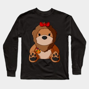 Oz Lion Teddy Bear Long Sleeve T-Shirt